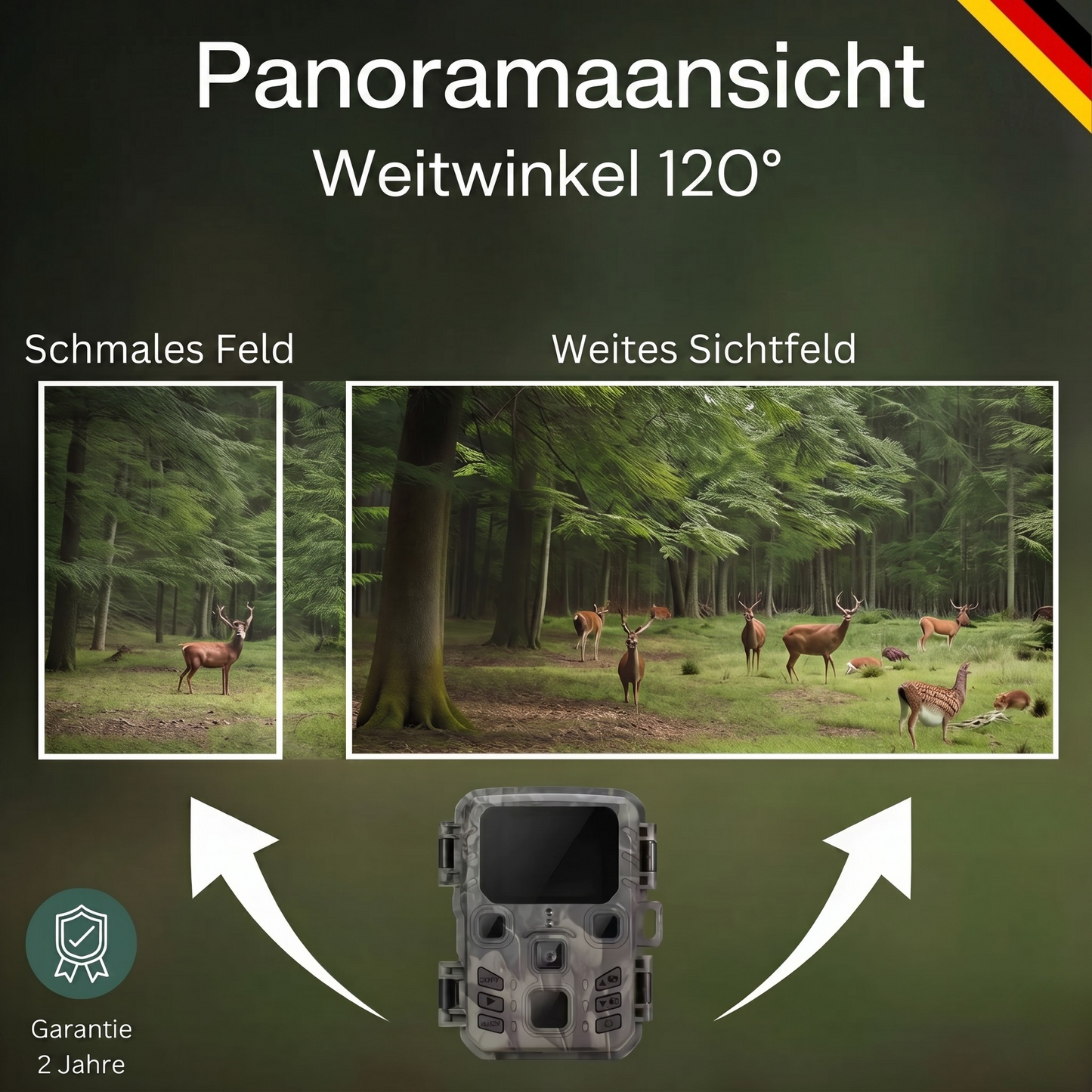 Caméra de chasse Wifi 4K